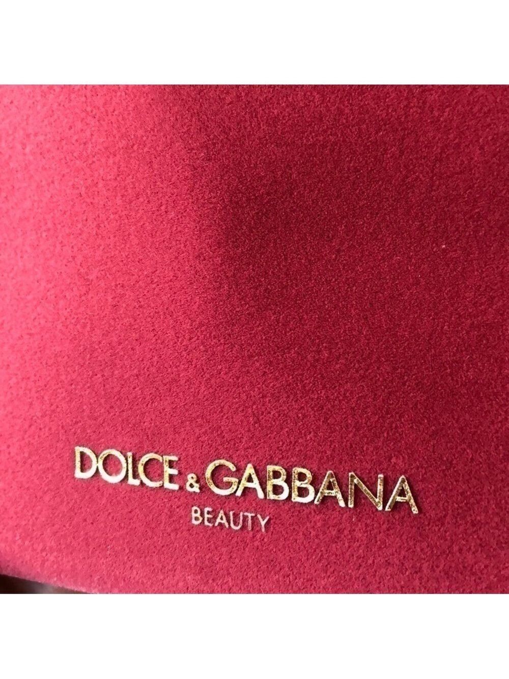 Dolce&Gabbana Beauty Velvet Pouch Makeup Bag Gift Authentic - Picture 8 of 15